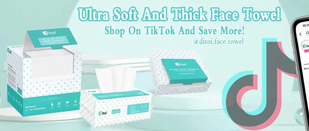告别“毛巾时代”！TikTok美国小店Ditoi一次性洗脸巾月销44万美金