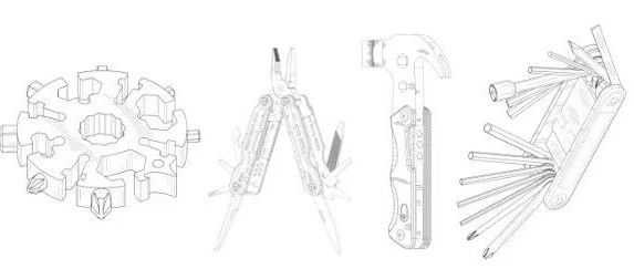 多功能工具易侵权专利合辑（1）！