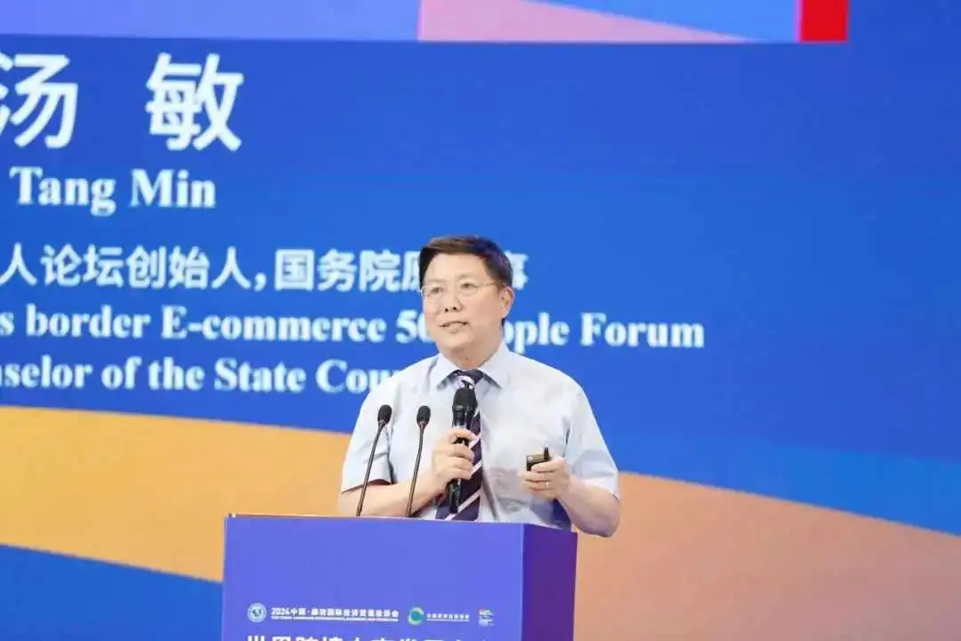 媒体关注|汤敏:跨境电商如何助力新质生产力发展