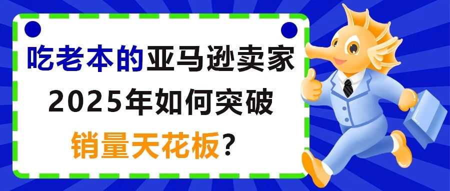 吃老本的亚马逊卖家，2025年如何突破销量天花板？