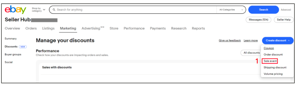 eBay“Markdown” 功能改名为 “Sale Event”，七个步骤完成创建！