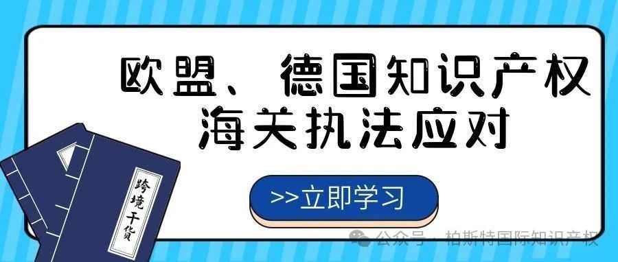 【跨境电商干货】欧盟、德国知识产权海关执法应对