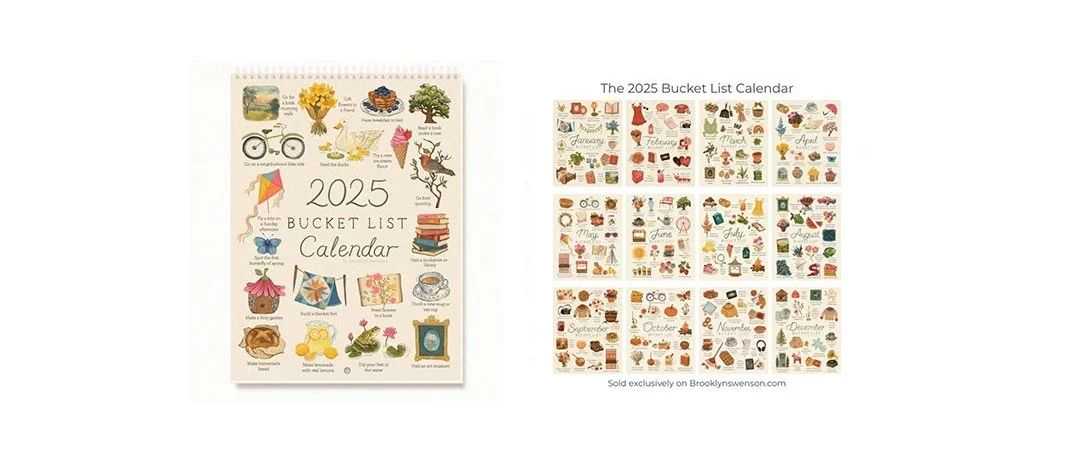 【侵权快讯】25-cv-1909 2025愿望日历版权发案维权！这些图片谨慎使用，日历卖家速看避雷！