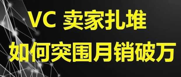 VC扎堆，新品listing如何突围月销破万？