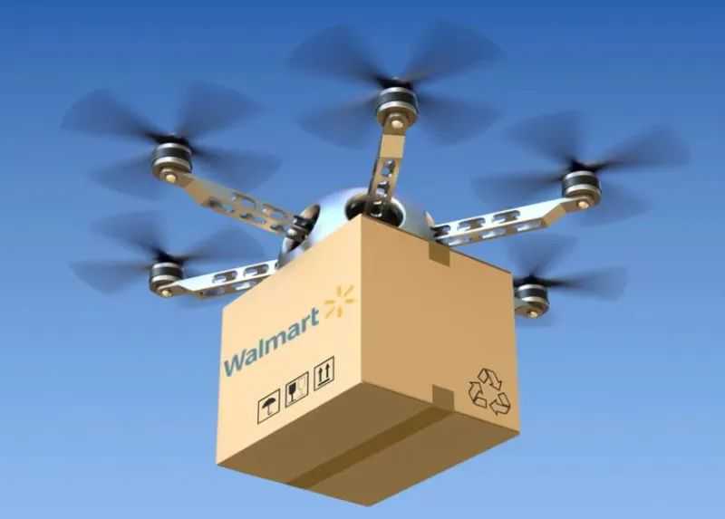 美国沃尔玛大规模无人机配送！中国外卖小哥面临失业？-158机床网