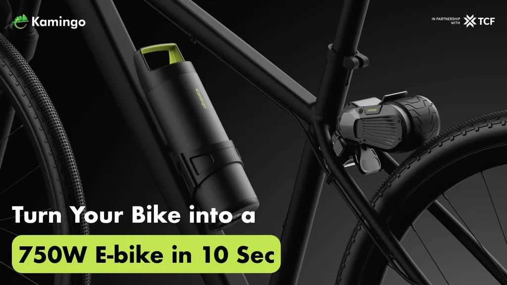 Kamingo: Turn Your Bike into a Powerful E-bike in 10 Seconds by Kamingo — Kickstarter
