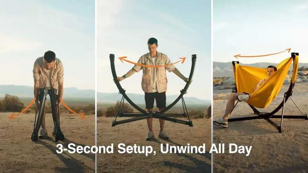 anymaka Portable Swing Chair: Set Up in 3s, Unwind All Day by anymaka — Kickstarter