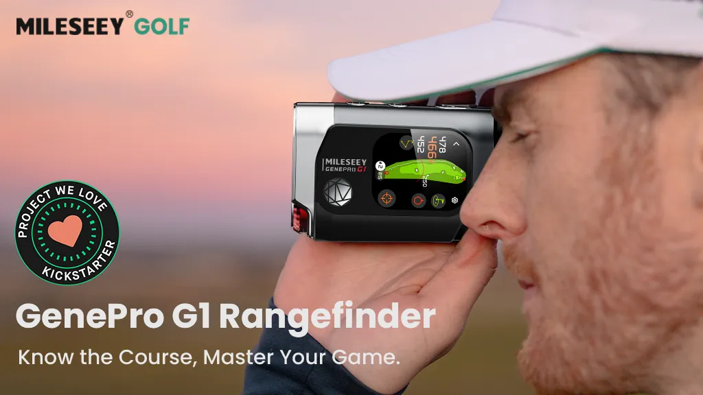 GenePro G1 Golf Rangefinder – Hybrid GPS /Laser Rangefinder by mileseey.ks — Kickstarter