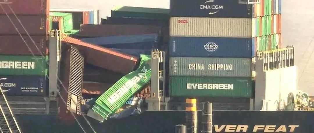 注意！这艘船已靠港，近40个柜损毁！