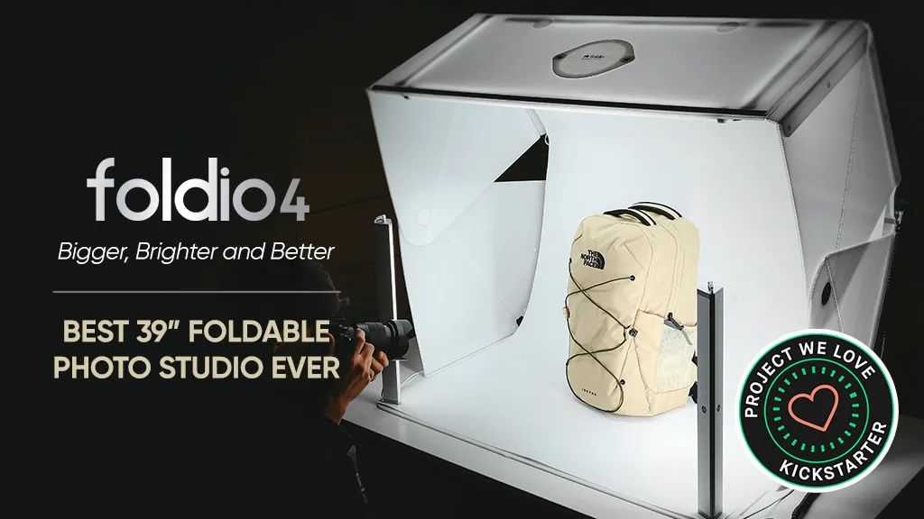 Foldio4: The Bigger, Brighter, Better foldable photo studio by orange  monkie — Kickstarter