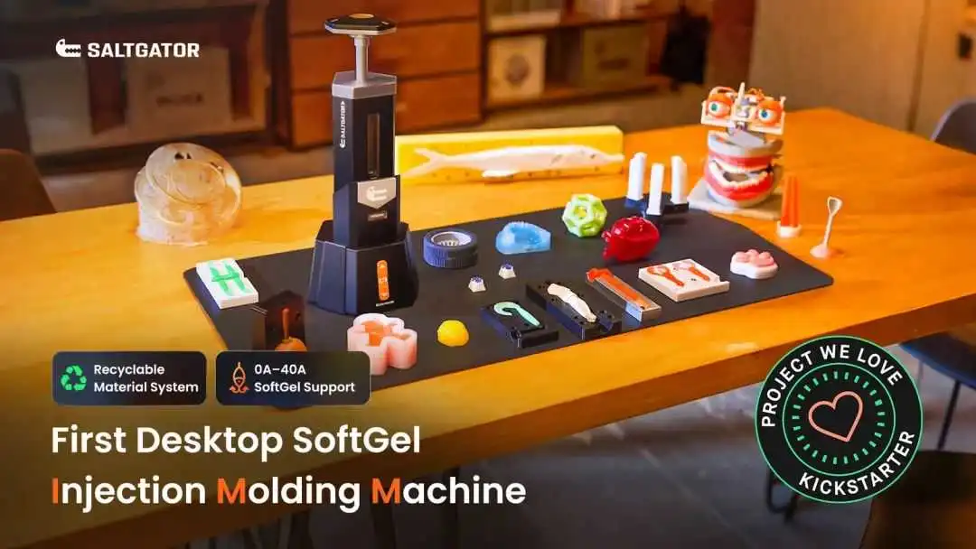 SALTGATOR: The 1st Desktop SoftGel Injection Molding Machine by SALTGATOR  Tech Inc — Kickstarter