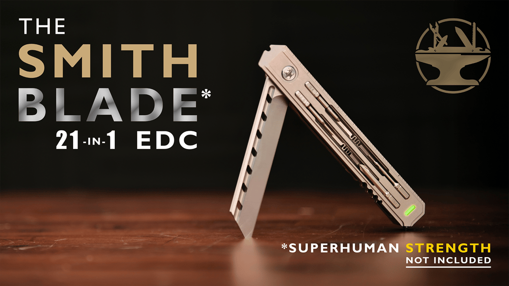 The Smith Blade (21-in-1 Titanium Multi-Tool) by Hacksmith Industries — Kickstarter