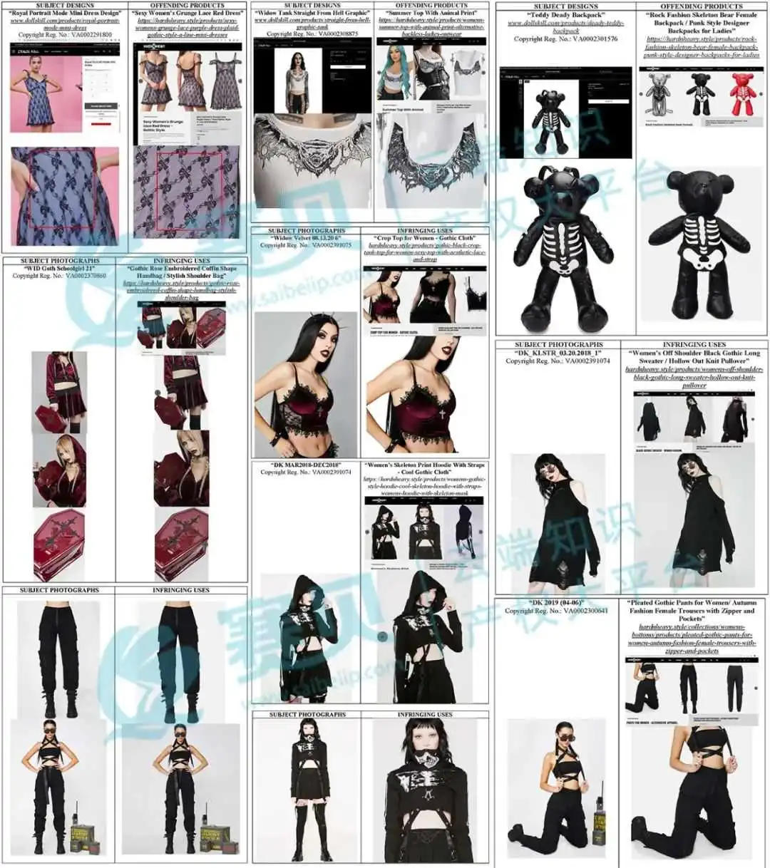 【25-cv-7584】DOLLS KILL服装服饰版权TRO维权，嬉皮/朋克/哥特等亚文化风格卖家注意避雷！
