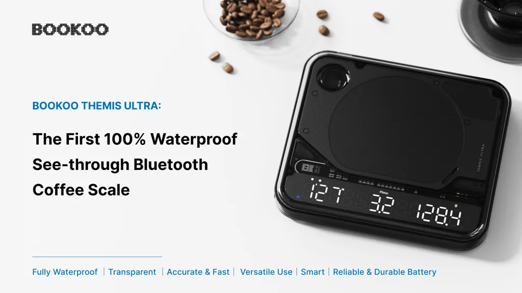 BOOKOO: First IP67 Waterproof & Bluetooth Coffee Scale by BOOKOO — Kickstarter