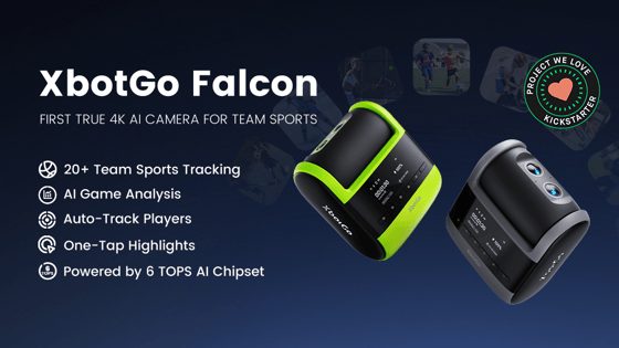 XbotGo Falcon: First True 4K AI Camera for Team Sports by XbotGo — Kickstarter