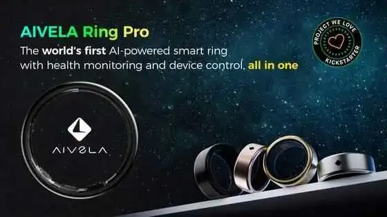 AIVELA Ring Pro: All-in-One Smart Ring to Master Your Day by AIVELA — Kickstarter