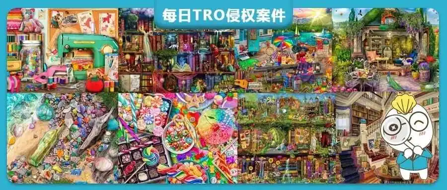 30位艺术家180张版权图批量TRO维权，Keith律所国庆假期“突袭”，快看你的店铺中招没？