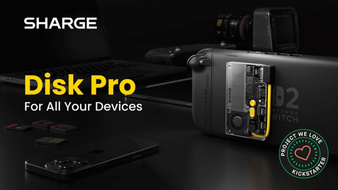 Disk Pro: The 1 st Active Cooling PSSD with Multi-port Hub. by Sharge Tech — Kickstarter