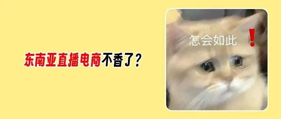 东南亚直播遇冷？多地市场收入暴跌！泰国拟新政打破电商物流垄断！