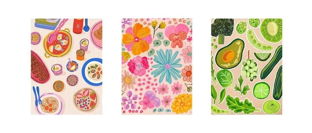 【侵权快讯】25-cv-12876 装饰画卖家速看！Kartika Paramita 6张多巴胺色系插画正在维权，速看避雷！