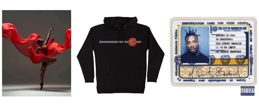 新晋维权IP：舞者照、ODB歌手周边、滑板