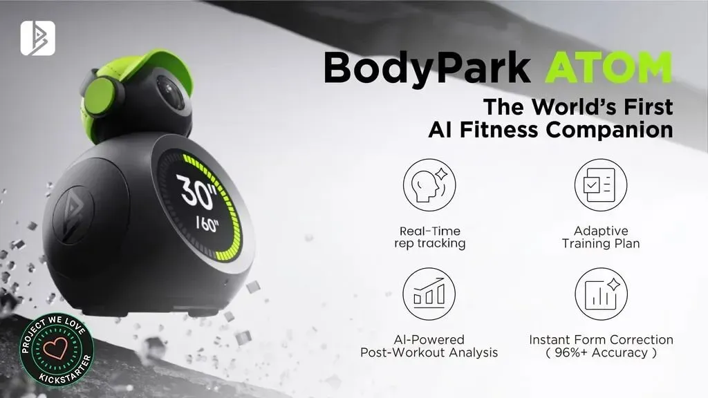 BodyPark ATOM - World's First AI Fitness Companion by BodyPark — Kickstarter