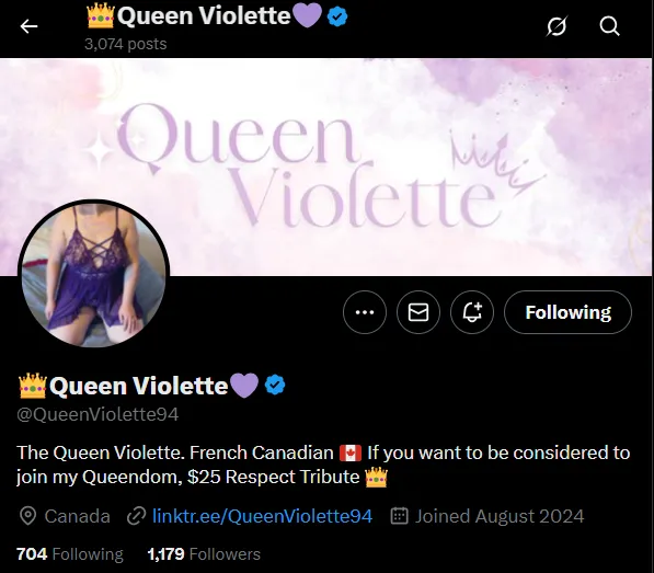 Goddessviolet9422 加拿大