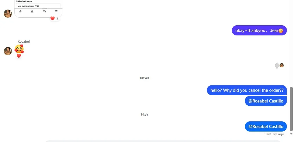 PayPal：rosacr2307 美国