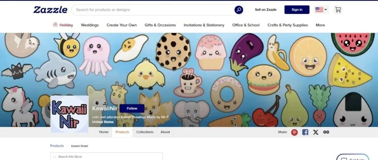 【25-cv-14823】可爱鲨鱼插画版权维权，跨境卖家速看避雷！