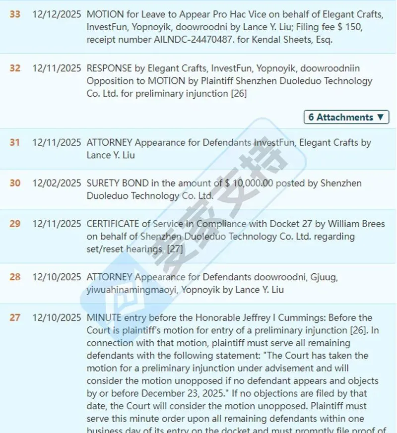 5-cv-13392，跨境热销儿童攀爬架双专利夹击维权，涉案账户资金已被冻结！"