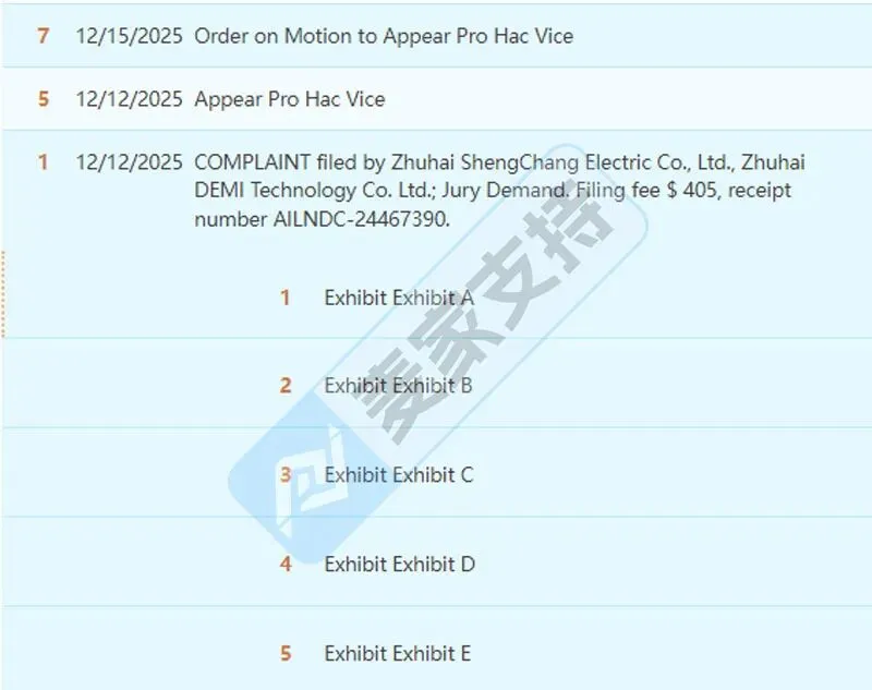 5-cv-15117，LED控制驱动器五个专利强强维权，18店涉案暂未被TRO冻结！"