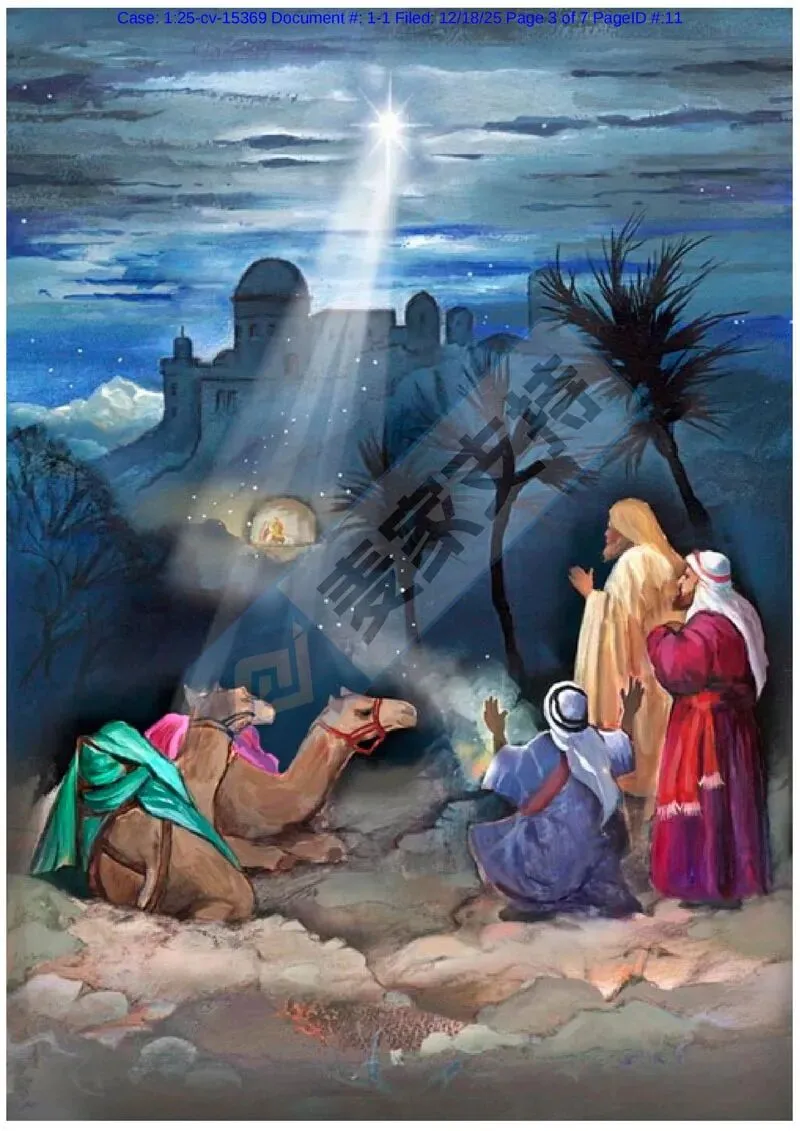 5-cv-15369,三张冬季主题版权跨境维权进行时,当心TRO冻结风险!"