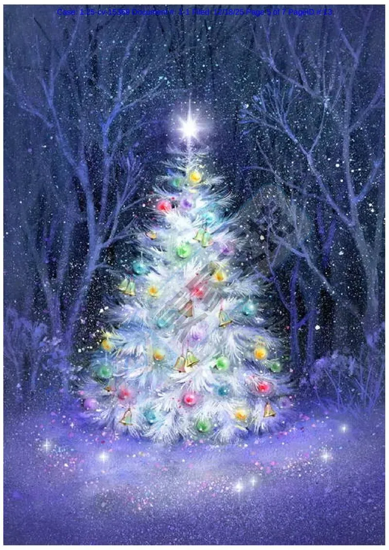 5-cv-15369,三张冬季主题版权跨境维权进行时,当心TRO冻结风险!"