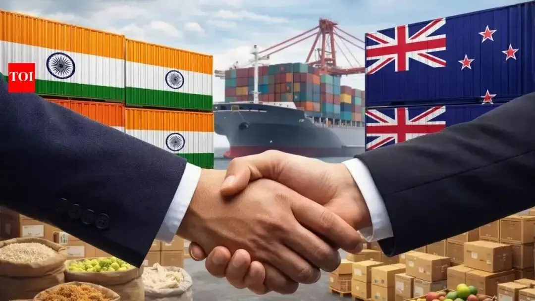 India-New Zealand FTA: Zero duty on 100% Indian exports - what the deal  means for trade, MSMEs & Indian workers & students - The Times of India
