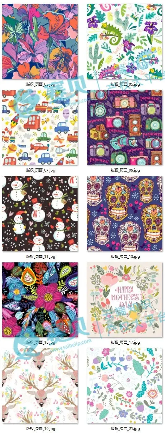 【25-cv-15611】小心冻结！24款插画TRO维权，Maria Belyakova花卉/卡通动物/亡灵骷髅等主题侵权风险高