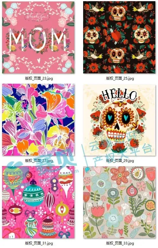 【25-cv-15611】小心冻结！24款插画TRO维权，Maria Belyakova花卉/卡通动物/亡灵骷髅等主题侵权风险高