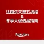 黑五大捷收官！法国乐天冬季大促选品机会全盘点