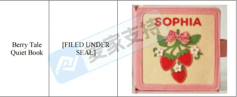 5-cv-10356,卡通毛毡安静书版权维权进行时,跨境卖家警惕TRO冻结风险!"