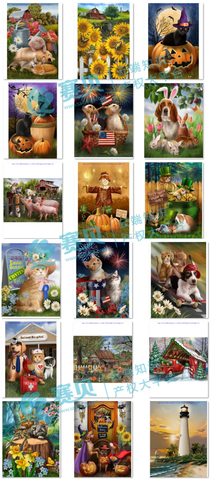 【25-cv-15566】135家店铺暴雷!9项圣诞/万圣节/南瓜/猫咪等主题维权,THOMAS WOOD 批量TRO诉讼来袭!