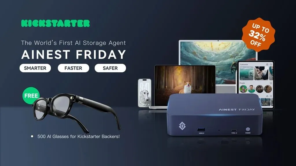 Meet FRIDAY — The AI Storage Agent for Your Digital Life by Ainest — Kickstarter