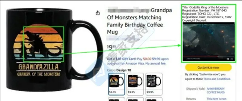 5-cv-07065,天呐!1200跨境商店惨遭哥斯拉维权毒手,资金已被TRO冻结!"