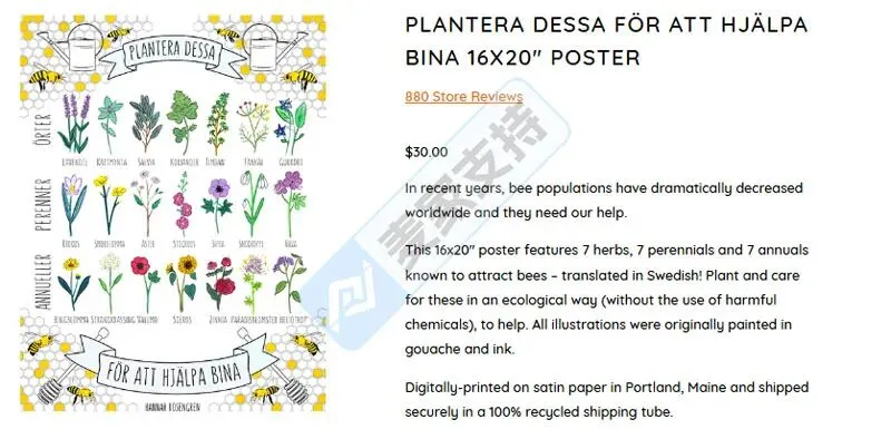 6-cv-00341，Keith律所出击，70跨境店或因拯救蜜蜂版权中招TRO！"