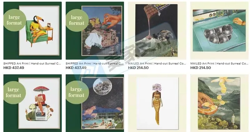 6-cv-00596，keith律所代理超现实拼贴画跨境维权，48店TRO冻结风险将至！"