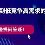 如何找到低竞争高需求的产品?