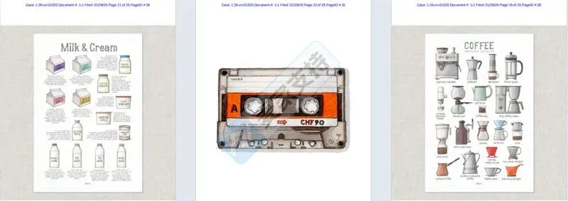 6-cv-01020，食物插画变TRO侵权炸弹！200店被Keith律所盯上，你的链接还安全吗？"