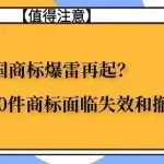 美国商标爆雷再起？将近15000件商标面临失效和撤销