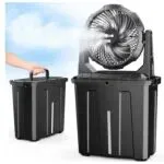 革命性收纳方案!获美国专利 #便捷式喷雾风扇 可拆卸连接智能泵盒,一举解决稳定雾化与便捷存储