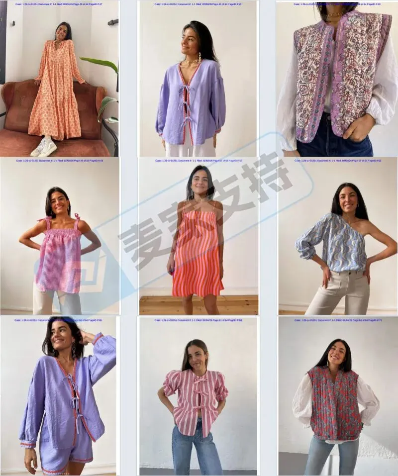 6-cv-01251,西班牙服饰品牌通过keith律所发起版权维权,222店被列入被告名单!"