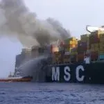 突发！MSC一集装箱船爆炸起火！