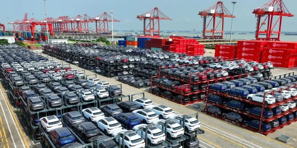 China's car exports rank first in the world for the first time | Economy | China Focus | Our China Story